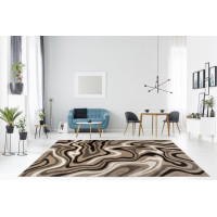 Moderní kusový koberec MATRA béžový C301B