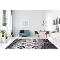 Moderní kusový koberec MATRA antracitový H109B