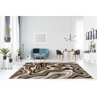 Moderní kusový koberec MATRA béžový C301B
