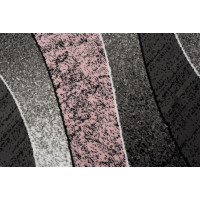 Kusový koberec TAPIS Waves - růžový/šedý