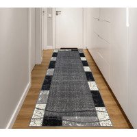 Běhoun TAPIS Tiles - tmavě šedý