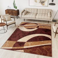 Kusový koberec TAPIS Circle - hnědý