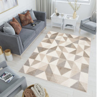 Kusový koberec AVENTURA Geometric - krémový/béžový