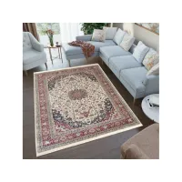 Kusový koberec ISFAHAN Baba - krémový/červený