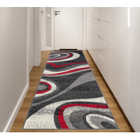 Běhoun TAPIS Winding - šedý/červený