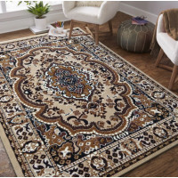 Kusový koberec ALPHA Dubai - hnědý