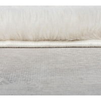 Kusový koberec Ivy Faux Fur Cream