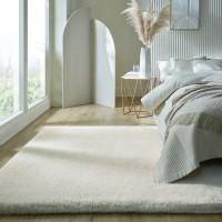 Kusový koberec Ivy Faux Fur Cream