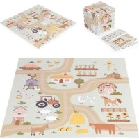 ECOTOYS Pěnové puzzle Statek s okraji