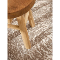 Kusový koberec Gloria Cavallo Creme Beige kruh