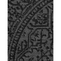 Kusový koberec Duet Kona Black/White kruh - na ven i na doma