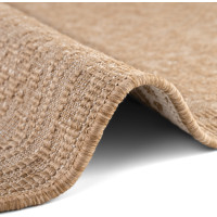 Kusový koberec Duet Kona Beige/White kruh - na ven i na doma