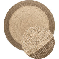 Kusový koberec Jutta Natur Ivory/Grey/Beige kruh