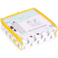 ECOTOYS Pěnové puzzle Farma s okraji