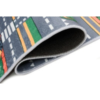 Dětský kusový koberec FLANNEL PRINTED - Ve městě