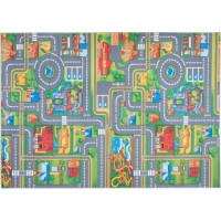 Dětský kusový koberec FLANNEL PRINTED - Ve městě