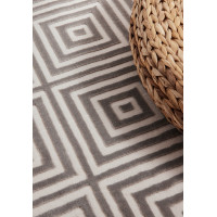 Běhoun Perles 106190 Cream Grey z kolekce Elle