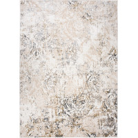 Kusový koberec HERA Print - krémový/šedý
