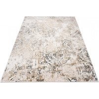 Kusový koberec HERA Print - krémový/šedý