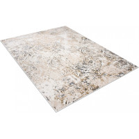 Kusový koberec HERA Print - krémový/šedý