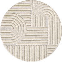 Kusový koberec Art 1121 Cream kruh