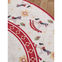 Kusový koberec Villeroy & Boch Toy's delight 106275 Cream, Red kruh