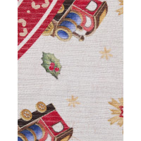 Kusový koberec Villeroy & Boch Toy's delight 106276 Cream, Red kruh