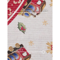 Kusový koberec Villeroy & Boch Toy's delight 106276 Cream, Red kruh