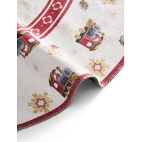 Kusový koberec Villeroy & Boch Toy's delight 106276 Cream, Red kruh