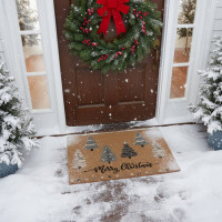 Rohožka WINTER TIME 40x60 cm - přírodní