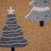 Rohožka WINTER TIME 40x60 cm - přírodní