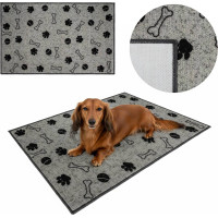 Koberec pro psy DOG REST 50x80 cm - šedý