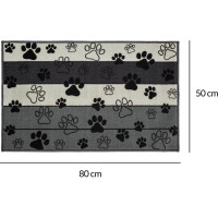 Koberec pro psy Paws & Chill 50x80 cm - šedý