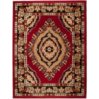 Kusový koberec ATLAS classic - béžový/červený, 160x220 cm