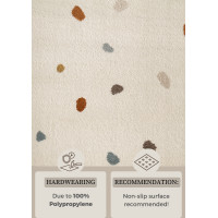 Dětský koberec Adventures 106210 Cream Multicolor kruh
