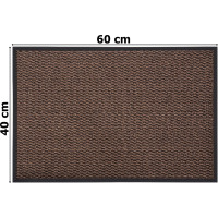 Rohožka NEILA 40x60 cm - hnědá