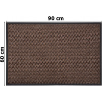 Rohožka ELIANA 60x90 cm - hnědá