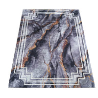 Kusový koberec HONOR Rock - tmavě šedý