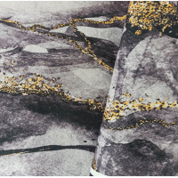 Kusový koberec HONOR Rock - tmavě šedý