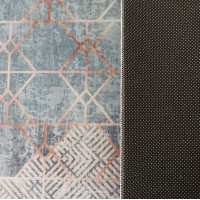 Kusový koberec HONOR Geometry - modrý