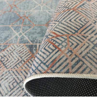 Kusový koberec HONOR Geometry - modrý