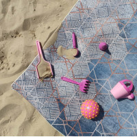 Kusový koberec HONOR Geometry - modrý