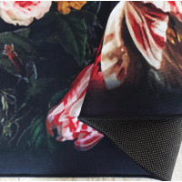 Kusový koberec HONOR Flowers - černý