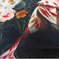 Kusový koberec HONOR Flowers - černý