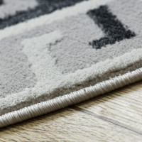 Kusový koberec Allure 1960 white/grey kruh