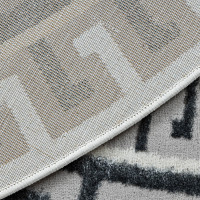 Kusový koberec Allure 1960 white/grey kruh