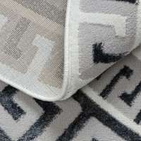 Kusový koberec Allure 1960 white/grey kruh