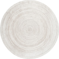Kusový koberec Jute Braided 106321 White kruh