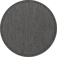 Kusový koberec Giza 1410 Black kruh