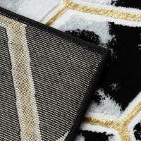 Kusový koberec Allure 1966 black/gold
